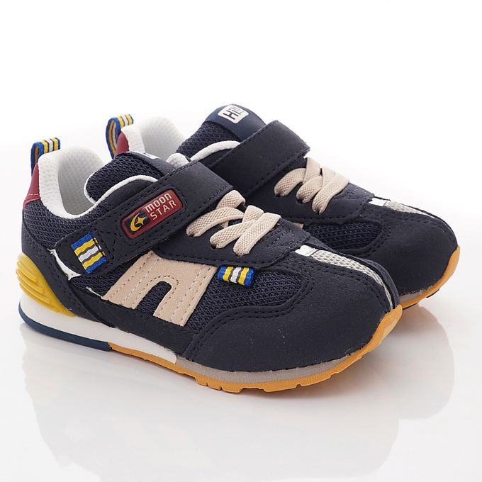 Moonstar日本月星 - HI系列十大機能運動款(中小童段)-運動鞋-深藍