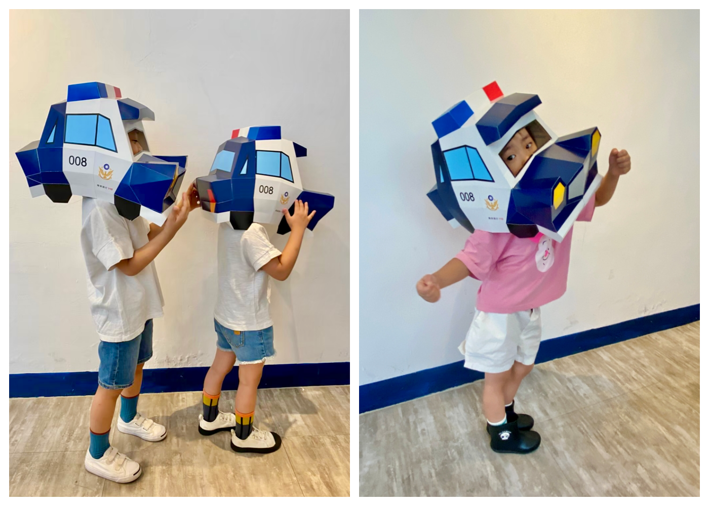 時報出版 - Crazy Halloween：警車立體大面具(速成版不用自己剪喔)