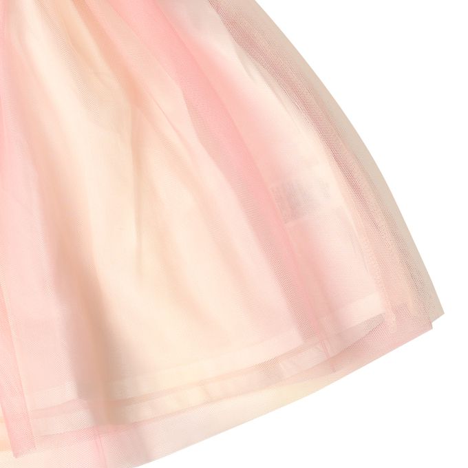 akachan honpo - 洋裝-薄紗-米白色