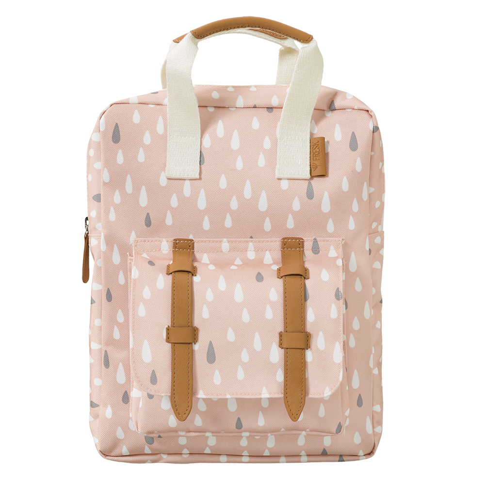 荷蘭 FRESK - 北歐風設計可愛小後背包-小背包-粉色雨點