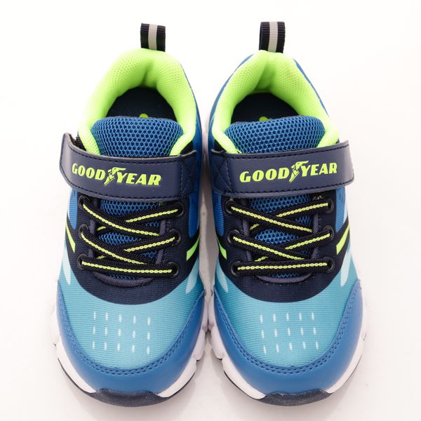 GOODYEAR - 運動童鞋-繽紛氣墊慢跑鞋(中童)-藍