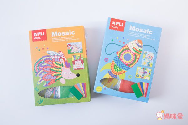 西班牙 APLI - 馬賽克拼貼-動物-底圖2張+275格拼貼6張