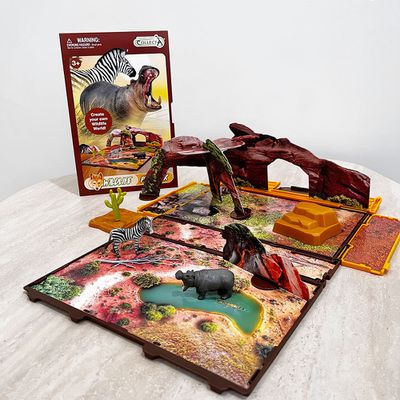 小牛津 - collectA 迷你野生動物書模型組-英國高擬真模型