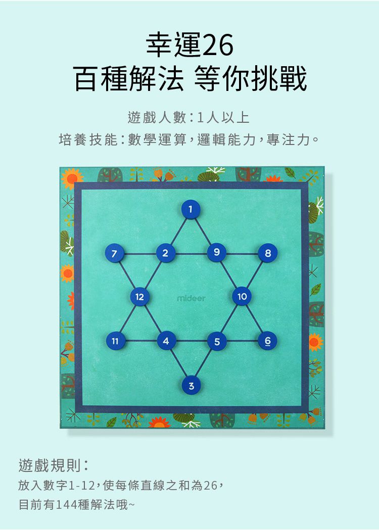 MiDeer - 16合一經典桌遊組