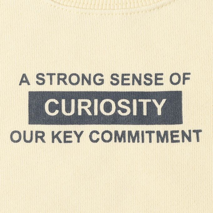 akachan honpo - 平織拼接休閒上衣-象牙白色