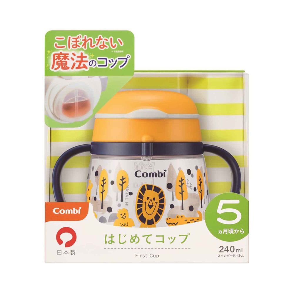 日本 Combi - LakuMug樂可杯第2階段直飲杯-水杯-快樂森林 (5個月以上)-240ml