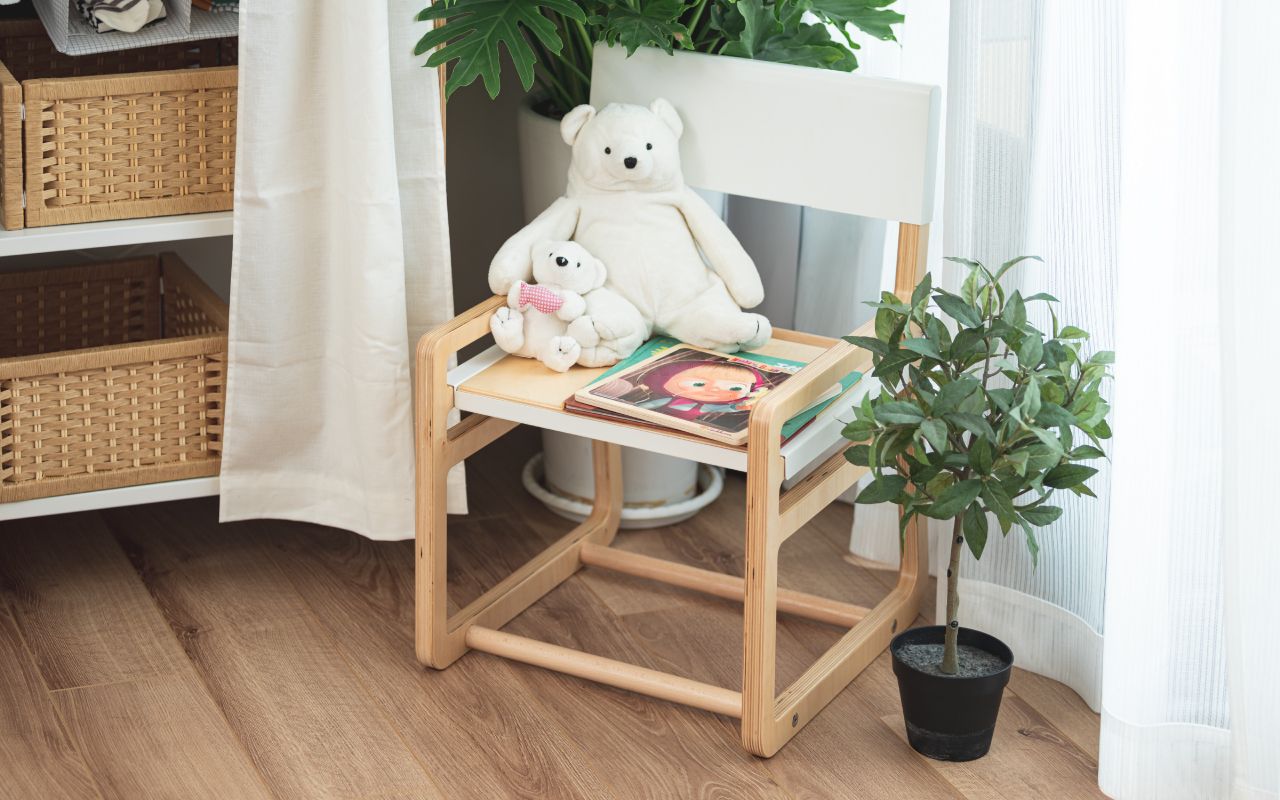 走走家具 - 兒童成長椅-清新白 (40 / 44 / 60 (cm))