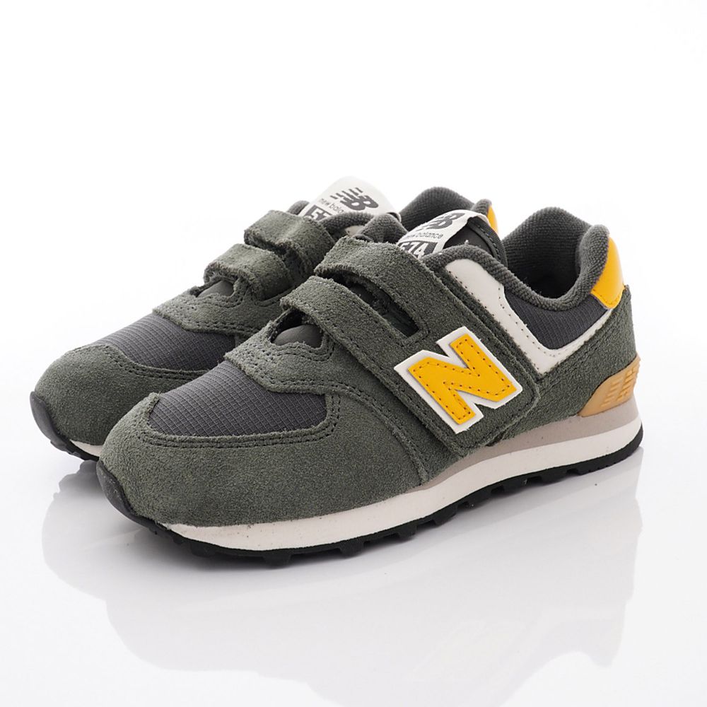New Balance - 運動童鞋-NB574機能運動款(中小童段)-灰綠