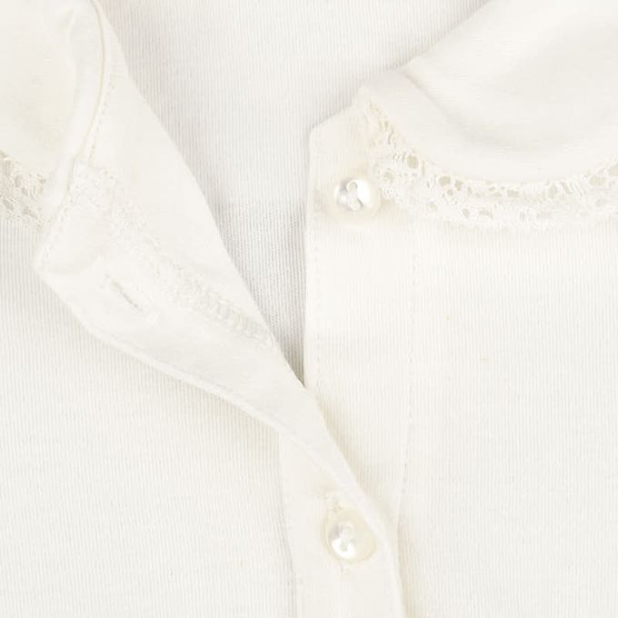 akachan honpo - 長袖襯衫-白色