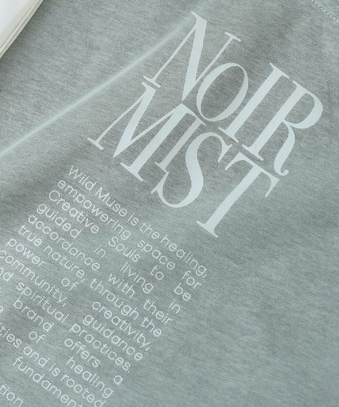 日本 Bab - 個性風透膚薄紗層次短袖上衣-英文字印花-嫩粉紅