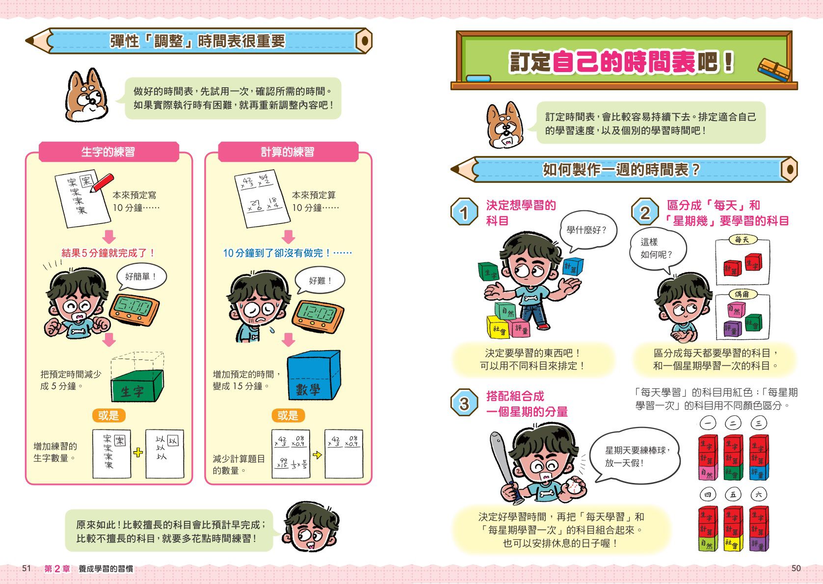 看漫畫輕鬆學：開學收心操(自我管理+快樂學習+創意思考)