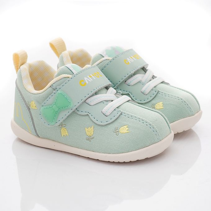Moonstar日本月星 - 赤子心系列寶寶學步機能鞋-CRB1417綠(寶寶段)-學步鞋-綠
