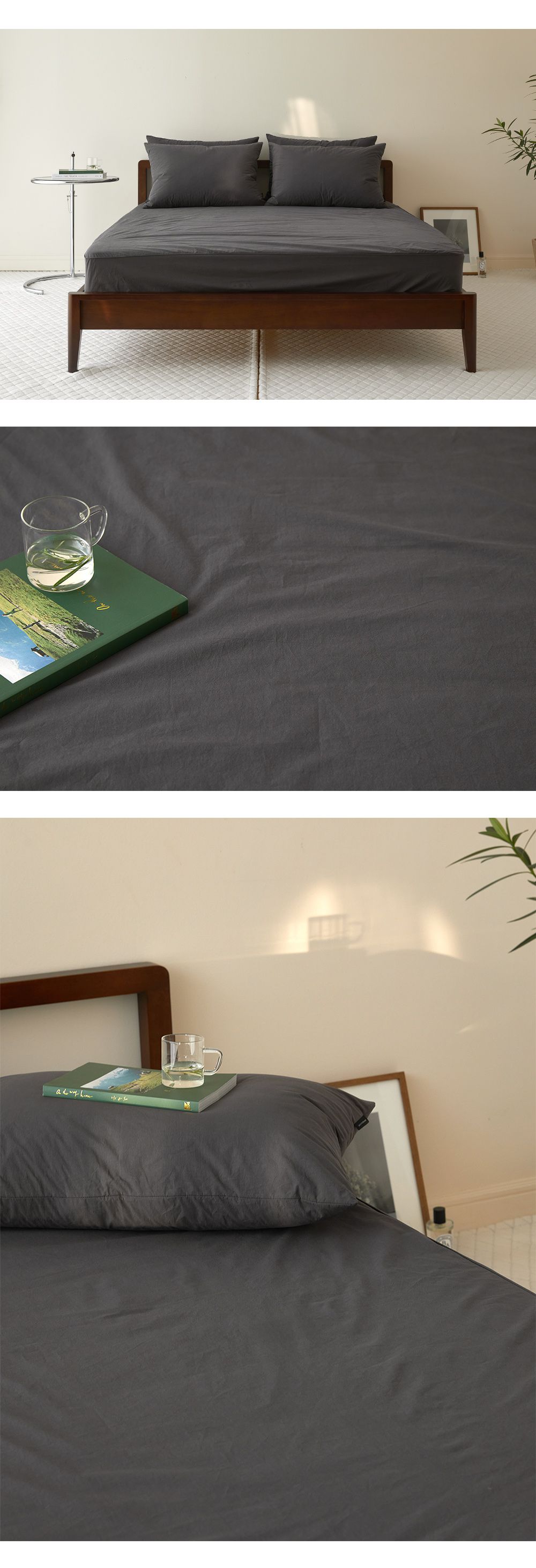 韓國 Maatila - 可水洗刷毛高密度60支棉棉被-芝麻拿鐵