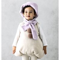 日本 3COINS - 聖誕雪人造型扮裝服3件組-寶貝款 (90cm)