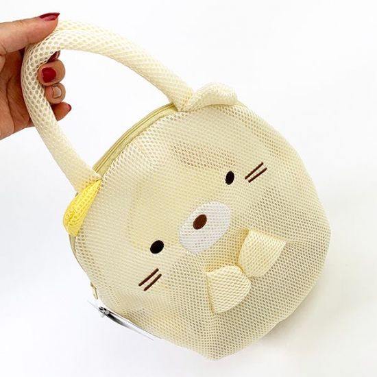 日本千趣會 - 角落生物提袋式洗衣袋-貓咪