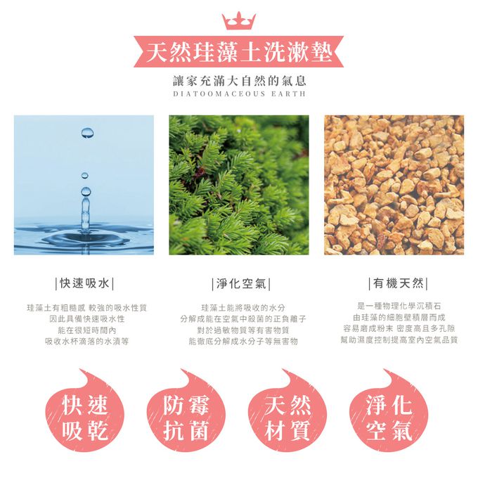 收納王妃 - 迪士尼 Disney 米奇特展【散步米奇】珪藻土吸水洗漱墊 吸水墊 杯墊 台灣製造24X8X0.9cm