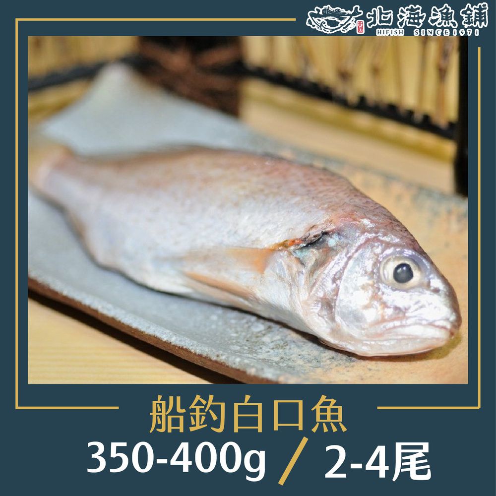 船釣白口魚350-400g(2~4尾)/包