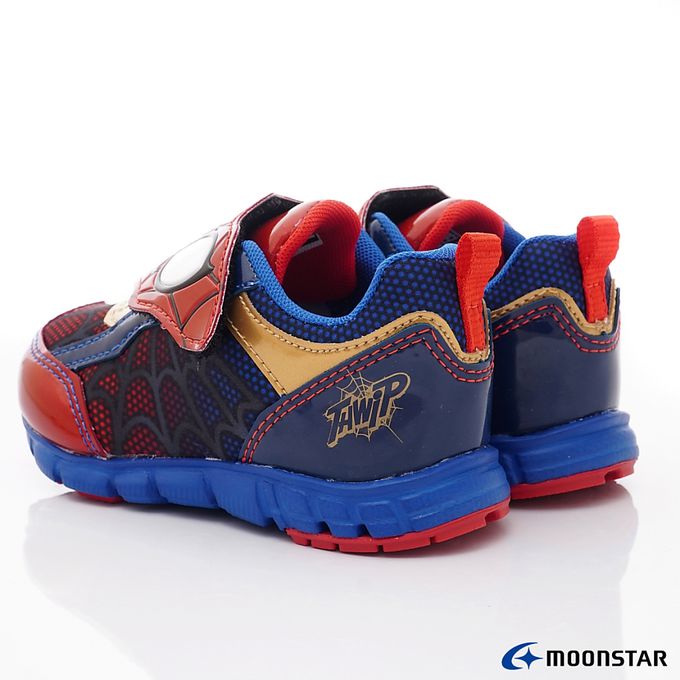 Moonstar日本月星 - 漫威授權運動系列童鞋-MVL0131紅藍(中小童段)-機能運動鞋-紅藍