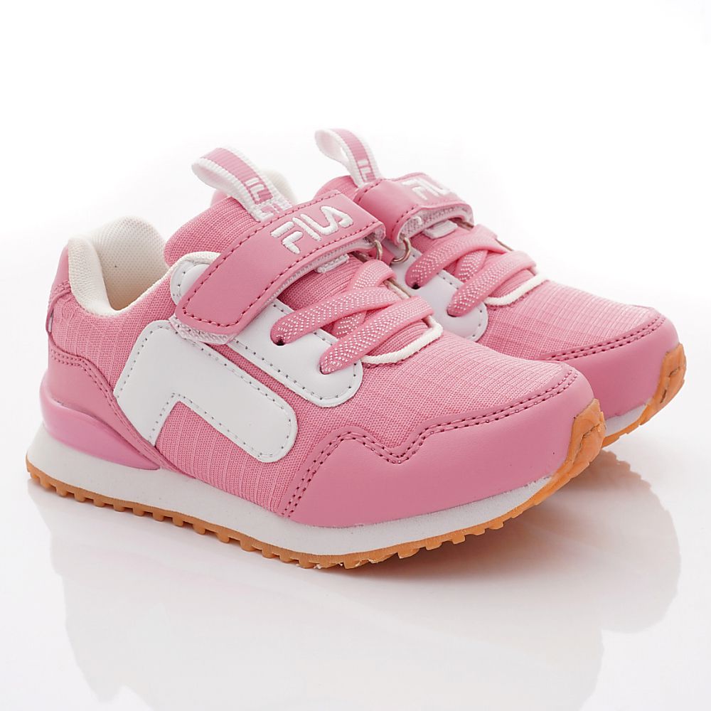 FILA - 經典慢跑鞋(中小童段)-運動鞋-粉