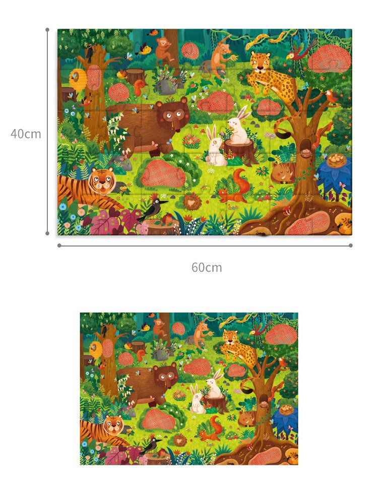 MiDeer - 兒童探索拼圖-森林-35片