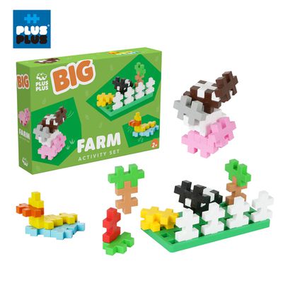 加加積木 PLUS PLUS - 大顆粒 大積木可愛農場 40 pcs