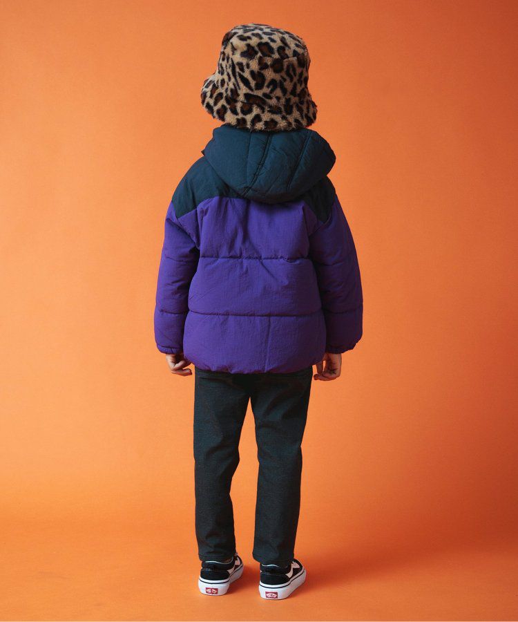 日本 BREEZE - 內刷毛輕量彈力直筒長褲-酒紅