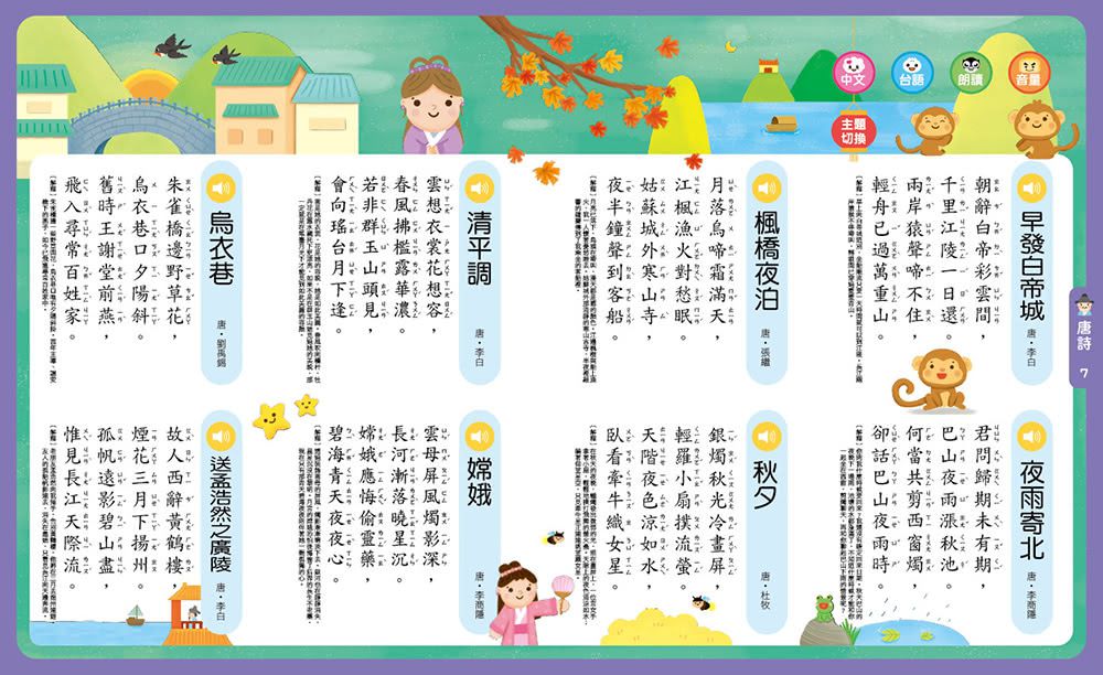 小手點讀必學大全(唐詩+三字經+弟子規)-FOOD超人