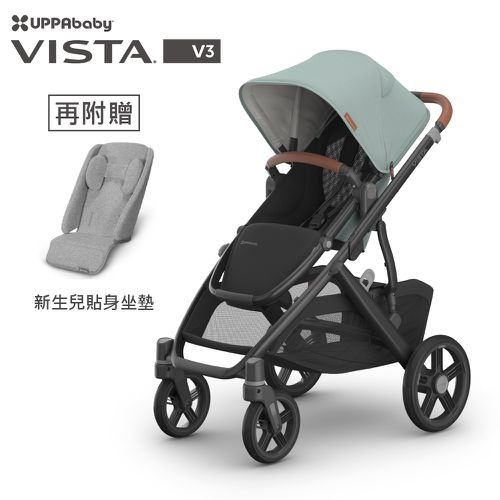 VISTA V3王者之尊旗鑑單人推車-(贈新生兒貼身坐墊+內含:防蚊帳+擋雨罩)