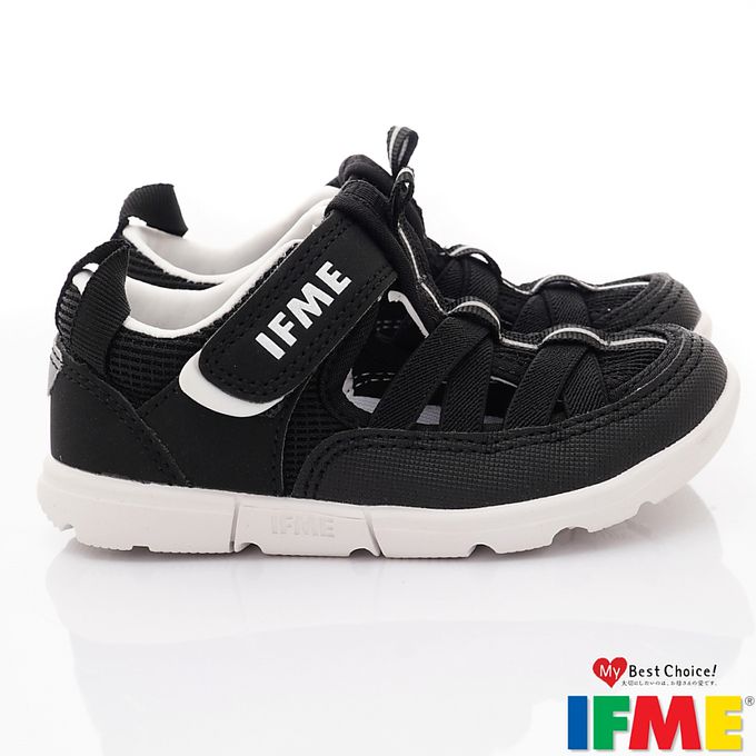 日本IFME - 水涼機能童鞋-IF30-341514黑(中小童段)-水涼鞋-黑