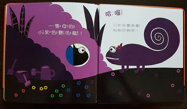 變色龍探索世界的顏色