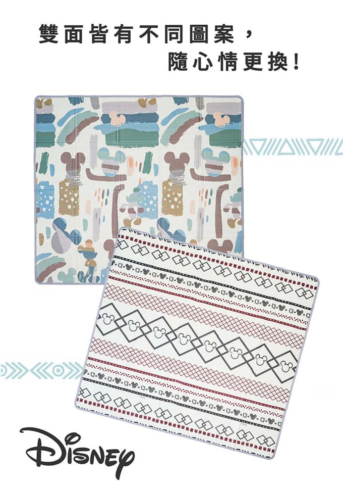 Bonne Nuit - 迪士尼折疊野餐墊+收納袋 (200×180×0.5cm)-印地安米奇