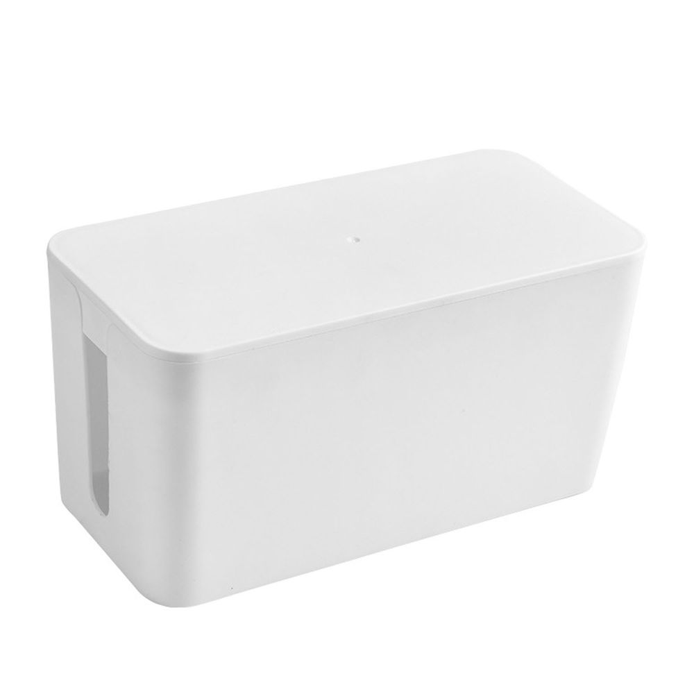 電源線收納整理盒-小號-白色 (23.5x11.5x12cm)