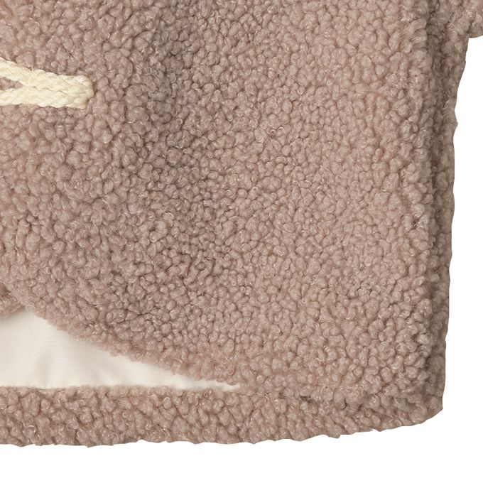 akachan honpo - 牛角外套-熊耳-咖啡色