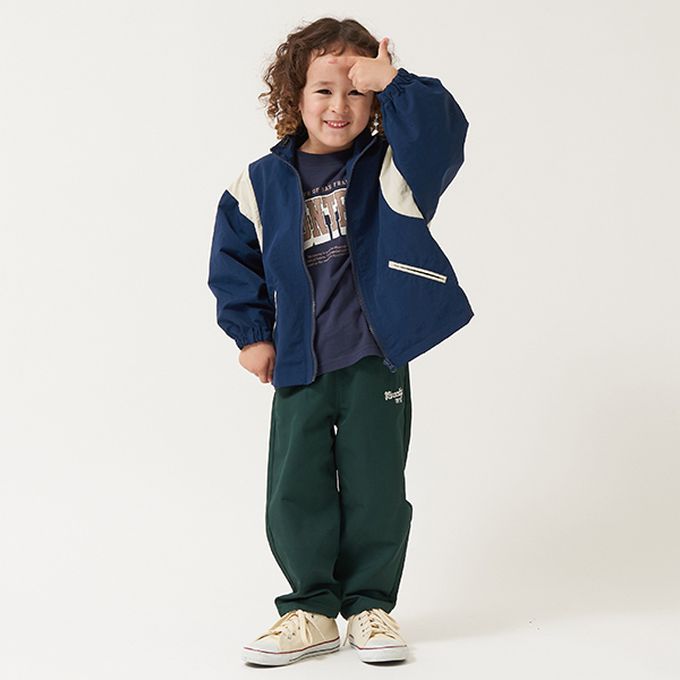 日本 b-ROOM - 潑水加工 廓形撞色防風外套-焦糖棕