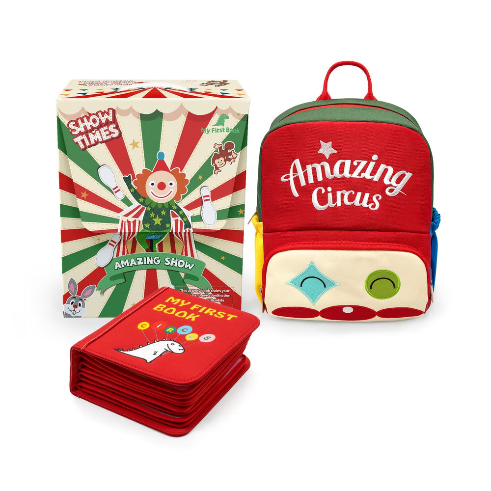 蒙特梭利布書-第四冊 馬戲團-火焰紅-3y+