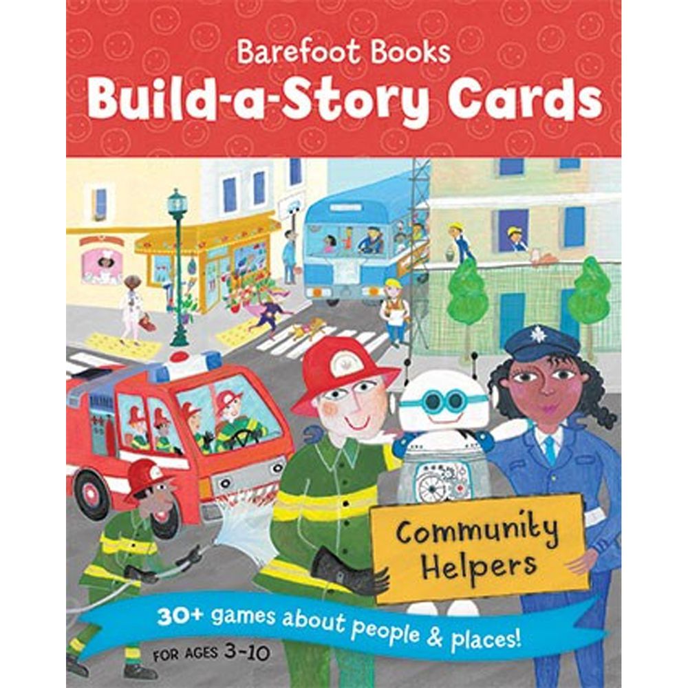字卡遊戲- BUILD STORY CARDS COMMUNITY HELPERS-彩色 (11x13cm/平裝/彩色/36張)