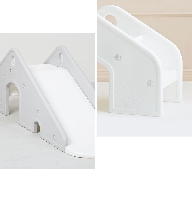 韓國 iFam - 舒適小屋溜滑梯-簡約白