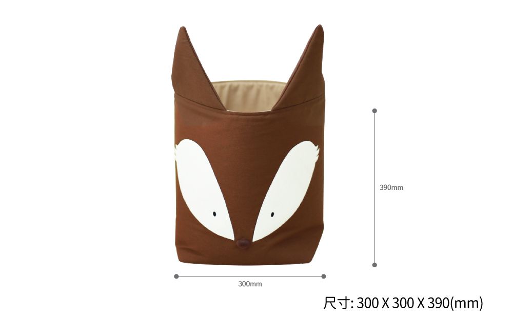 韓國 Hello HiZoo - 手工製動物造型多功能收納籃-貓頭鷹