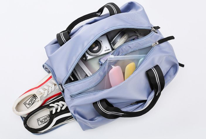 時尚乾濕分離2way包-可置鞋-胭脂紅