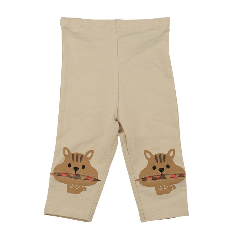 akachan honpo - 趣味7分緊身褲-象牙白色