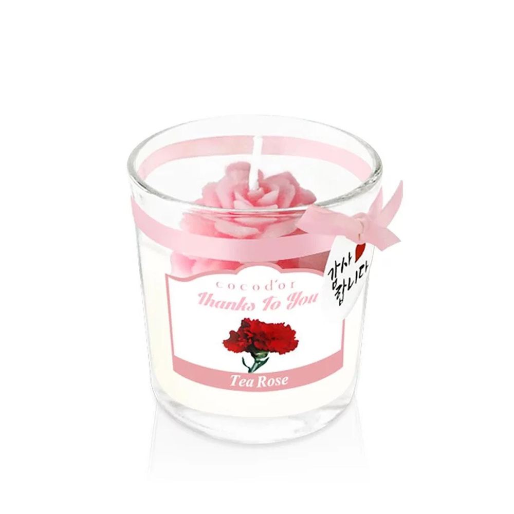 韓國 cocodor - 康乃馨系列香氛蠟燭-玫瑰花茶
