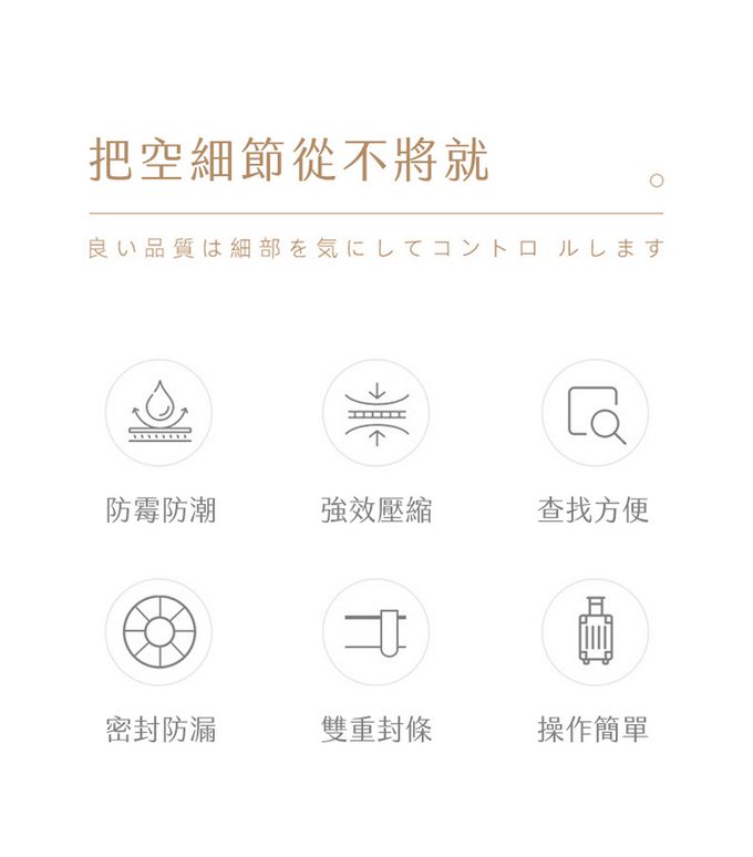 真空壓縮收納袋-四入組