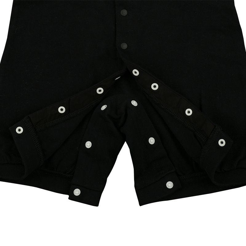 akachan honpo - 分腳連身衣&圍兜-黑色