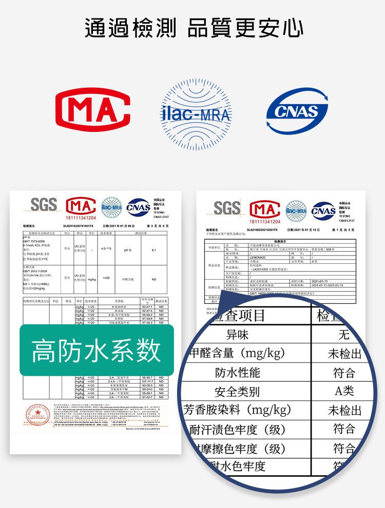 韓國Lemonkid - 簡約英倫風純色雨衣-天空藍