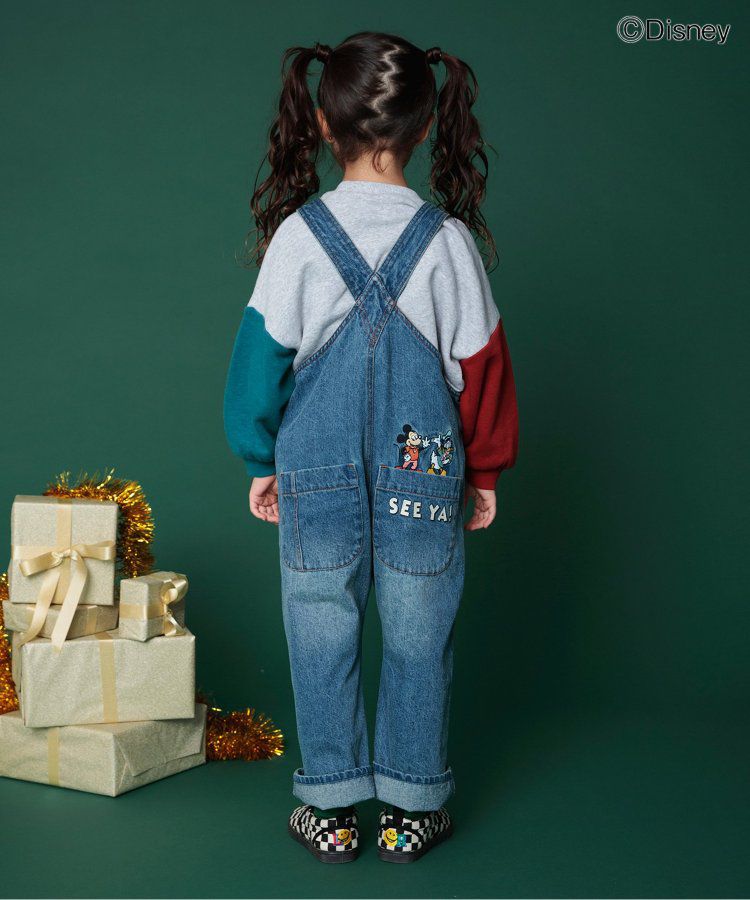 日本 BREEZE - 迪士尼限定 裏毛長袖上衣-米奇毛衣-紅