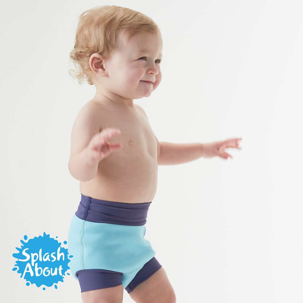 Splash About 潑寶 - 3D加強版 游泳尿布褲-海洋藍