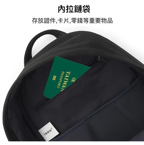 WIN-260 極簡風素面後背包 可當書包 防潑水後背包 大容量背包-灰色