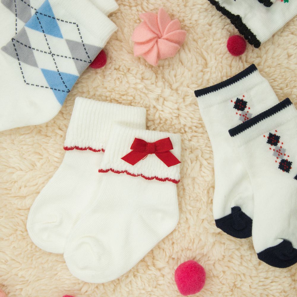 akachan honpo - 襪子-大嘴鳥-藍色