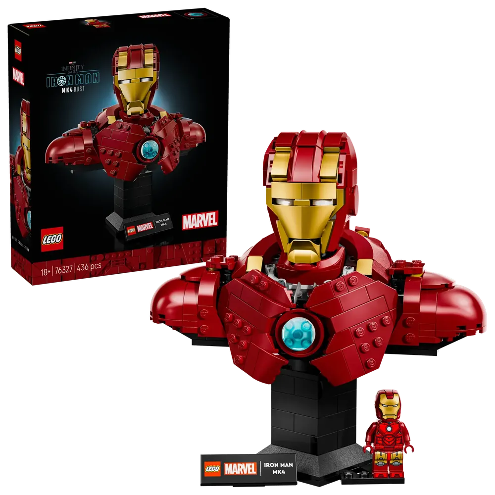 LEGO 76327 鋼鐵人 MK4 半身像 Iron Man MK4 Bust