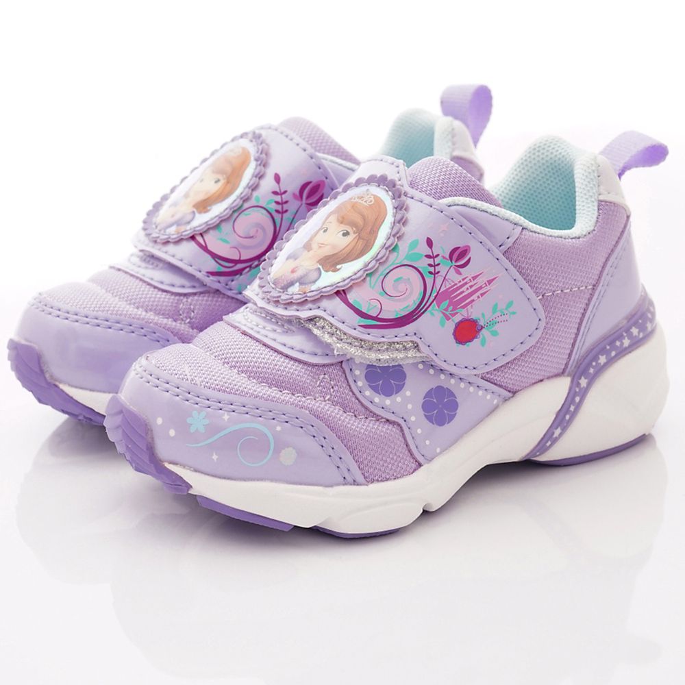 Moonstar日本月星 - 日本月星機能童鞋-蘇菲亞聯名運動鞋款(中小童段)-紫